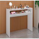 Ver imagem 1 de Mesa Aparador Buffet Escrivaninha para Escritório Rack com Prateleira Mark Flex Collor