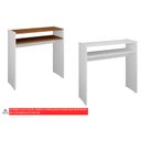Ver imagem 3 de Mesa Aparador Buffet Escrivaninha para Escritório Rack com Prateleira Mark Flex Collor