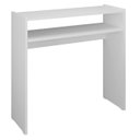 Ver imagem 2 de Mesa Aparador Buffet Escrivaninha para Escritório Rack com Prateleira Mark Flex Collor