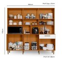 Ver imagem 4 de Armário para Cozinha 12 Portas 1 Gaveta Clarice Yescasa