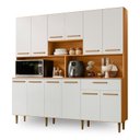 Ver imagem 3 de Armário para Cozinha 12 Portas 1 Gaveta Clarice Yescasa