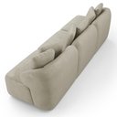 Ver imagem 6 de Sofá 4 Lugares para Sala de Estar Living 288cm Arlo F04 Veludo Bege - Lyam Decor