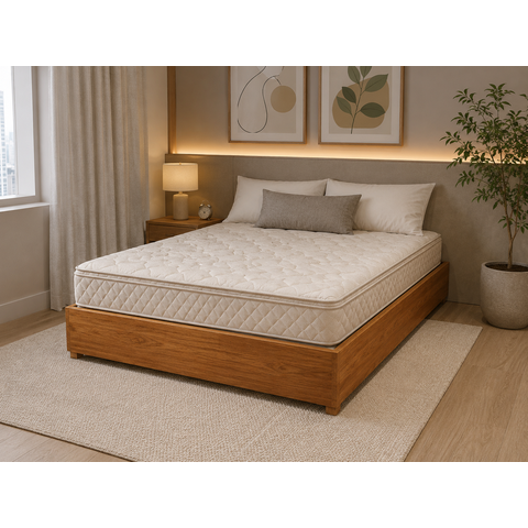 Base Cama Box Casal Imperatriz Com Pés Mel Viero