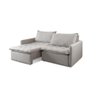 Sofá Retrátil Cama Califórnia para Sala Cor:linho Cinza Claro 101 - 1