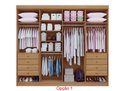 Ver imagem 2 de Guarda Roupa Casal 8 Portas Ripado 8 Gavetas sem Pés Daymont - D Doro Cinamomo/Ripado