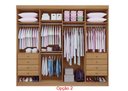 Ver imagem 3 de Guarda Roupa Casal 8 Portas Ripado 8 Gavetas sem Pés Daymont - D Doro Cinamomo/Ripado