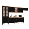 Cozinha Completa Modulada Tuboarte Ágata 100% MDF com 2 Balcões 11 Portas e 6 Gavetas - 4