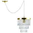 Ver imagem 2 de Pendente Cristal Acrilico Manucrilic Dourado Com Deslocador