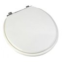 Ver imagem 1 de Assento Sanitário Convencional MDF Branco Oval Sicmol