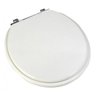 Assento Sanitário Convencional MDF Branco Oval Sicmol - 1
