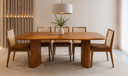 Ver imagem 1 de Mesa de Jantar Retangular com Tampo em Formato de Barril 90x160cm