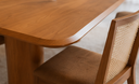 Ver imagem 5 de Mesa de Jantar Retangular com Tampo em Formato de Barril 90x160cm