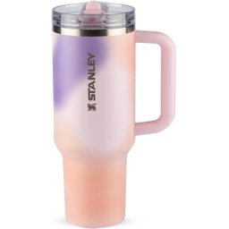 Copo com Canudo Stanley Quencher Protour 1.18l Anti Vazamento - Rose Costal Motion - 1