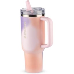 Copo com Canudo Stanley Quencher Protour 1.18l Anti Vazamento - Rose Costal Motion - 3