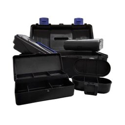 Maletas Plásticas Premium Toolcase para Ferramentas Kit com 5 - 1 Maletas Plásticas Premium Toolcase para Ferramentas Kit com 5 - 1