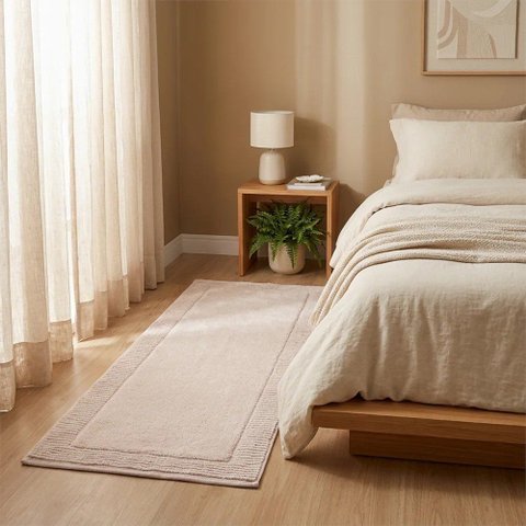 Tapete/Passadeira 60x1,2 Algodão Rosé Suez Kacyumara - Casa k