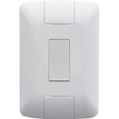 Kit 4 Conj 4x2 Interruptor Simples Tramontina 6a 250v