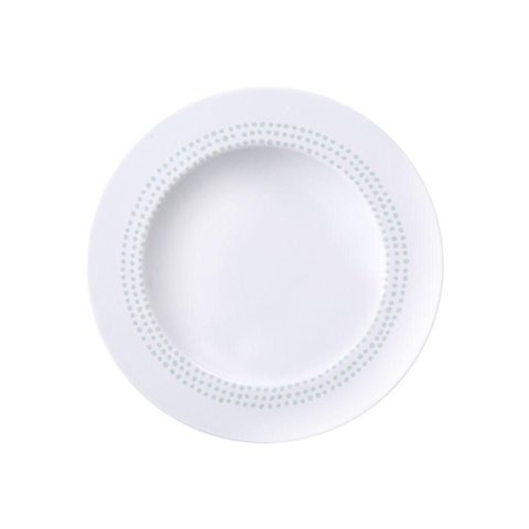 Prato Fundo Tramontina Monocroma em Porcelana Decorada 23 Cm