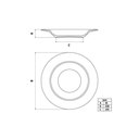 Ver imagem 4 de Prato Fundo Tramontina Monocroma em Porcelana Decorada 23 Cm
