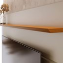 Ver imagem 6 de Painel para Tv até 65 Polegadas Tahiti 3 Portas com Led Off White Matte/ Freijó - Colibri
