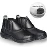 Botina Pedreiro Trabalho Segurança Elástico Biqueira De Aço N°39 - 1