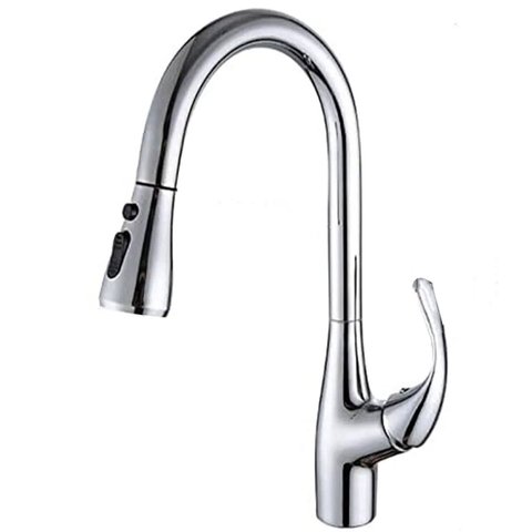 Torneira Goumert Extensivel Pia Bancada Luxo Monocomando Cozinha Agua Quente Fria 3 Modos Jatos 360 