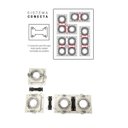 Ver imagem 3 de Spot Quadruplo Embutir Quadrado Recuado Branco para Ar111 Gu10