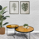 Ver imagem 3 de Conjunto Mesa de Centro Estilo Industrial 50/80cm