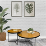 Conjunto Mesa de Centro Estilo Industrial 50/80cm - 3