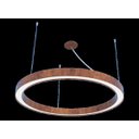 Ver imagem 1 de Pendente Anel 40cm LED 15w 2700k em Madeira Imbuia