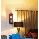 Ver imagem 4 de Luminária de Chão Abajur Piso 160cm Madeira Imbuia e Tecido Preto