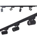 Ver imagem 1 de Trilho Eletrificado 3M + 7 Spot LED 10W 3000K Bivolt Preto