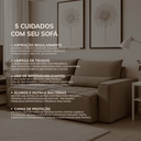 Ver mais imagens de Sofa Cama 260cm Retratil e Reclinavel 4 Lugares Nepal