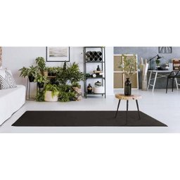 Tapete Felpudo Aconchego 06 Preto 1,00x1,40M - Edantex - 1