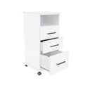 Ver imagem 5 de Kit Podologia Cadeira Mocho Exaustor com Luminária Armário 03 Gavetas Fiscomed Kit Maca Podologia