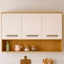 Ver imagem 1 de Armário de Cozinha Aéreo 120cm Rita Freijó/off Acetinado Z44 - Mpozenato