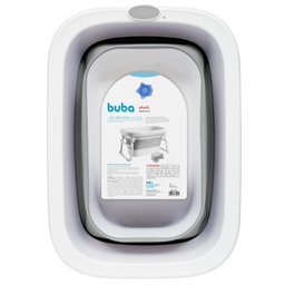 Banheira Ofurô Infantil Buba Cinza 80l | Válvula e Sensor - 6