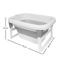 Ver imagem 2 de Banheira Ofurô Infantil Buba Cinza 80l | Válvula e Sensor