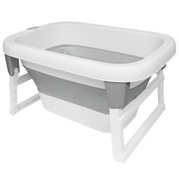 Banheira Ofurô Infantil Buba Cinza 80l | Válvula e Sensor - 1