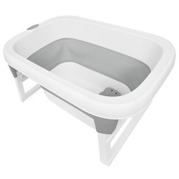 Banheira Ofurô Infantil Buba Cinza 80l | Válvula e Sensor - 3