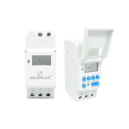 Temporizador Digital Din35 Industrial 220v/16a Te4163 Decorlux - 2