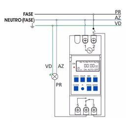 Temporizador Digital Din35 Industrial 220v/16a Te4163 Decorlux - 6