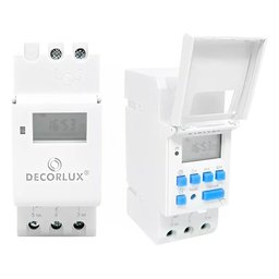 Temporizador Digital Din35 Industrial 220v/16a Te4163 Decorlux - 1