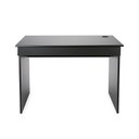 Ver imagem 2 de Escrivaninha Pé Painel com Gaveta Marelli 1200x500 Preta