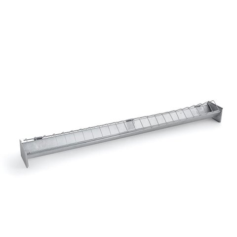 Comedouro Horizontal de Chapa galvanizada para Pintinhos Olibox