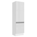 Ver imagem 1 de Paneleiro Armário de Cozinha 100% MDF 60 cm 2 Portas Portas Branco Brilho Acordes Madesa
