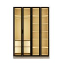 Ver imagem 2 de Guarda-Roupa Planejado 4 Portas Reflecta com LED 100% MDF Orion CabeCasa MadeiraOriginals Bege/Aveia
