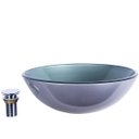 Ver imagem 4 de Cuba de Apoio 30cm Prata + Torneira Cascata + Válvula para Banheiro