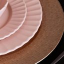 Ver imagem 4 de Jogo 36 Pratos Rasos Melamina Resistente 27cm Bege Gerbera Lyor Refeições Restaurante Buffet