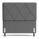 Ver imagem 6 de Cabeceira Cama Box Casal Queen Size Mel 160cm com Frame Linho Cinza - Desk Design
